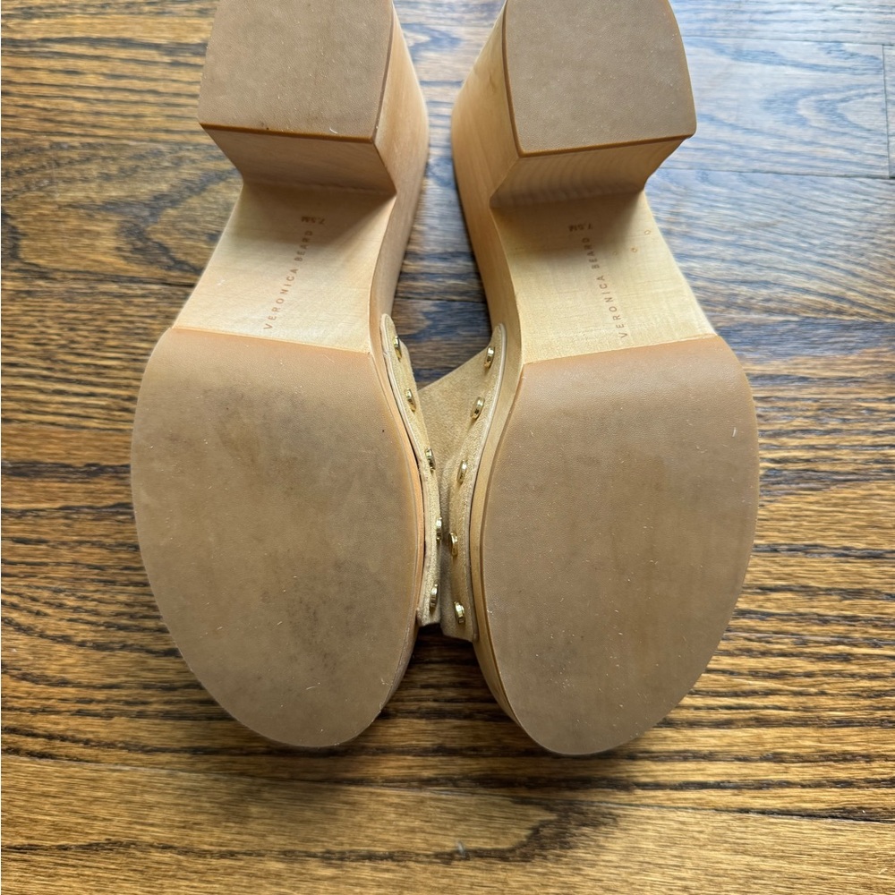 Veronica Beard Hannalee Platform Surde Clog Sandal Mules - Picture 7 of 9